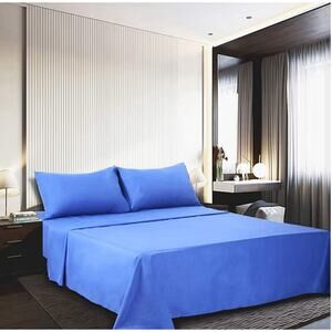 400 Thread Count Cotton - Twin Size Sheet Set - 100% Cotton Sheets - 400-ct